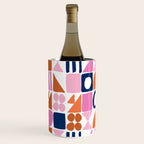 Sweet Whimsy Shapes Pattern  Wine Chiller Gallery Image 1