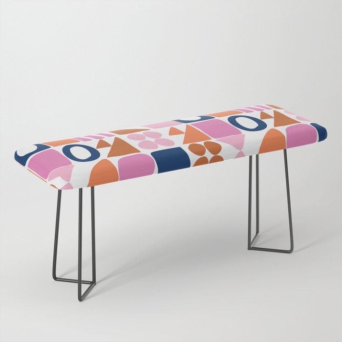 Sweet Whimsy Shapes Pattern  Bench Gallery Image 1