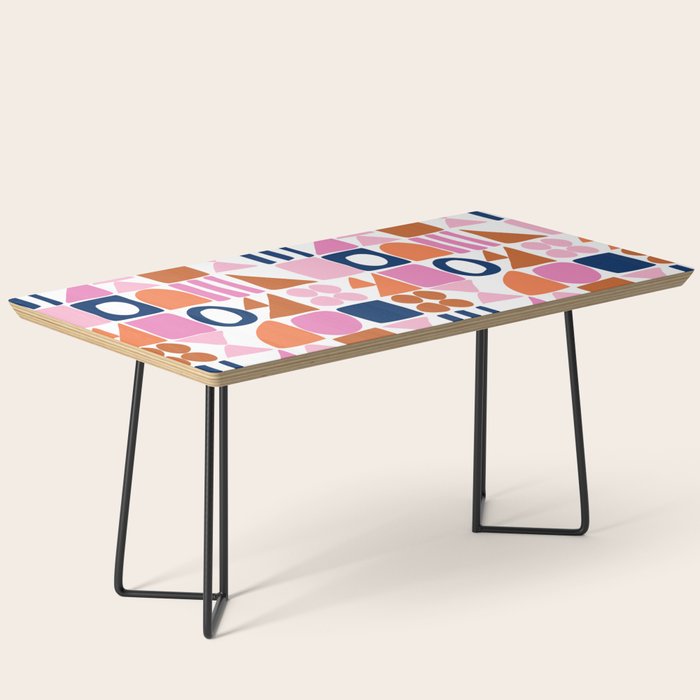 Sweet Whimsy Shapes Pattern  Coffee Table Gallery Image 1