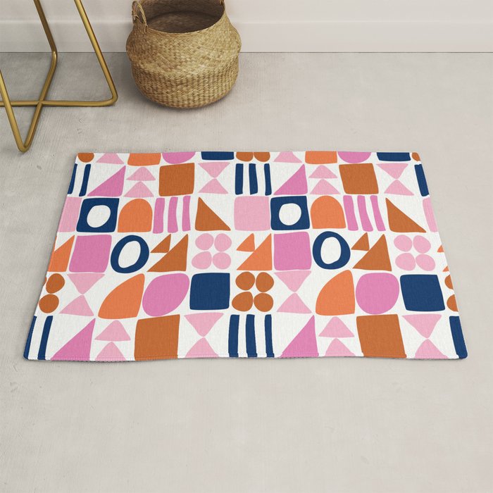 Sweet Whimsy Shapes Pattern  Rug Gallery Image 1