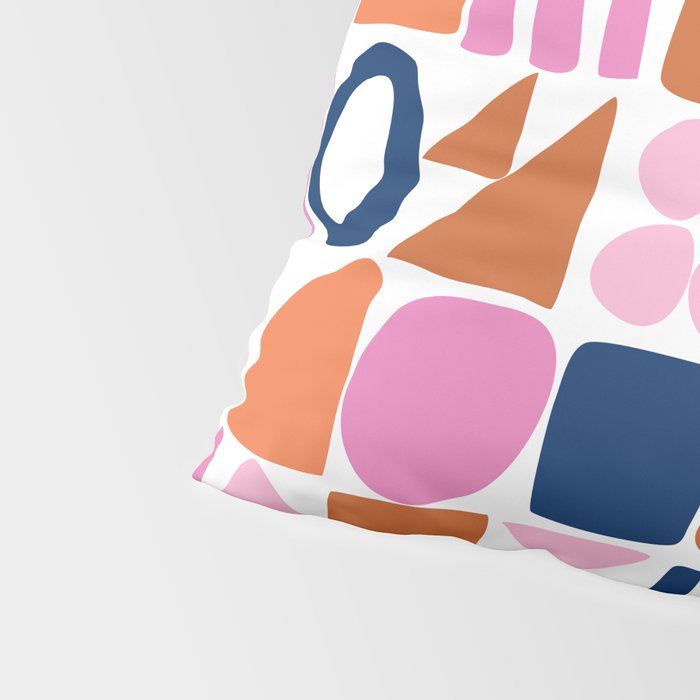 Sweet Whimsy Shapes Pattern  Pillow Sham Gallery Image 4