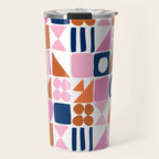 Sweet Whimsy Shapes Pattern  Travel Mug Gallery Image 1