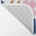 Sweet Whimsy Shapes Pattern  Bath Mat Gallery Image 2