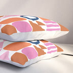 Sweet Whimsy Shapes Pattern  Pillow Sham Gallery Image 3