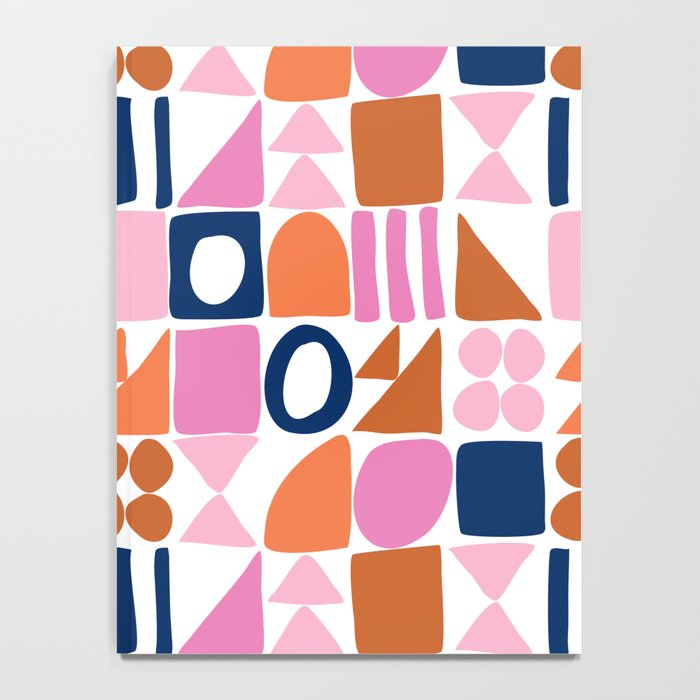 Sweet Whimsy Shapes Pattern  Notebook Gallery Image 4