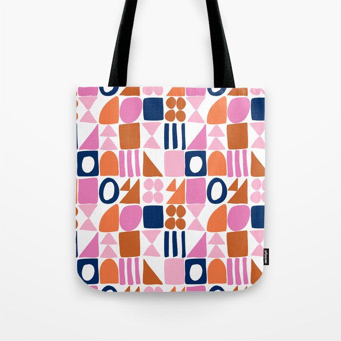 Sweet Whimsy Shapes Pattern  Tote Bag Gallery Image 1