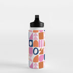 Sweet Whimsy Shapes Pattern  Water Bottle Gallery Image 3