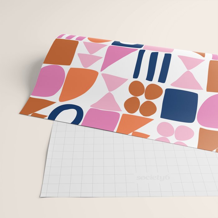 Sweet Whimsy Shapes Pattern  Wrapping Paper Gallery Image 2