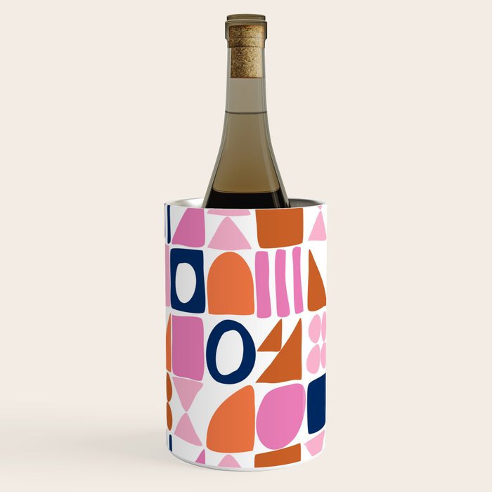 Sweet Whimsy Shapes Pattern  Wine Chiller Gallery Image 2