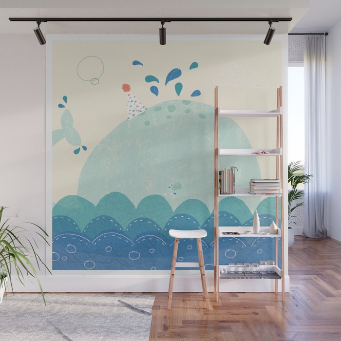 Whale Wall Mural Gallery Image 1