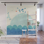 Whale Wall Mural Gallery Image 1