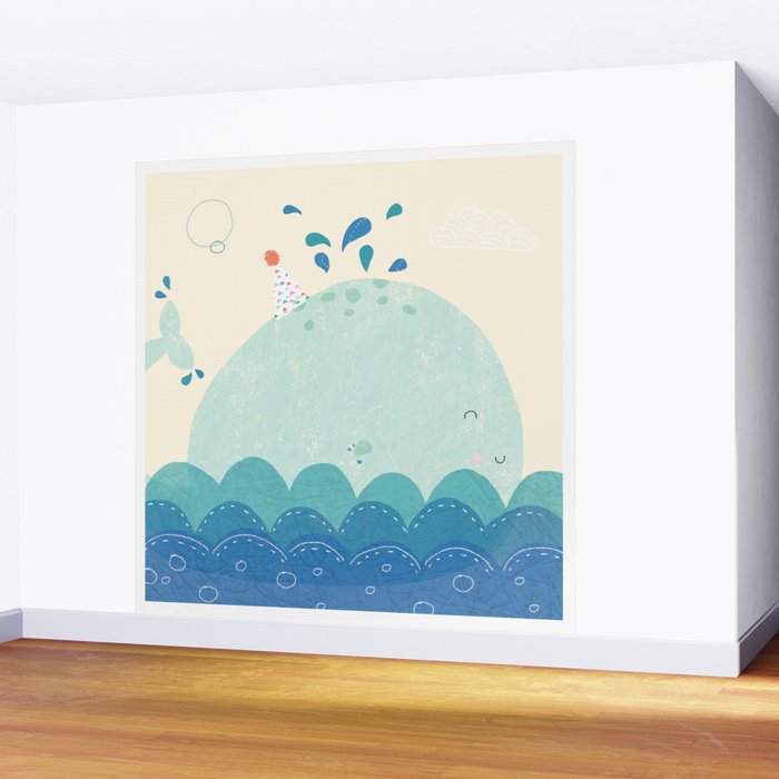 Whale Wall Mural Gallery Image 2