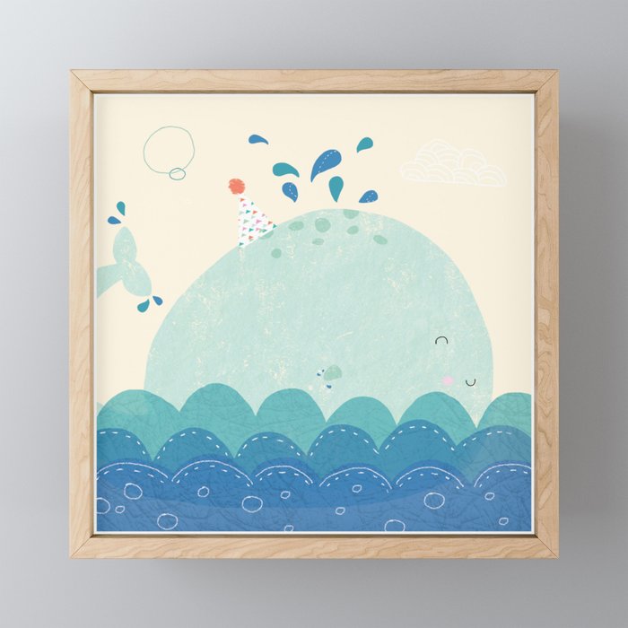 Whale Mini Art Print Gallery Image 1