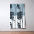 Palm and Ocean Window Curtain Gallery Image 3