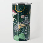 Mushroom night moth Travel Mug Gallery Image 1