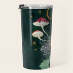 Mushroom night moth Travel Mug Gallery Image 3