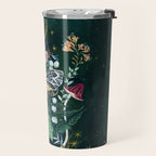Mushroom night moth Travel Mug Gallery Image 2