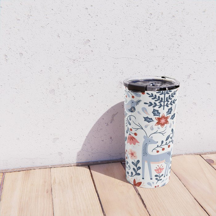 Folk Art Christmas Travel Mug Gallery Image 4