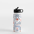 Folk Art Christmas Water Bottle Gallery Image 1