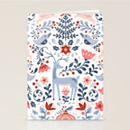 Folk Art Christmas Stationery Card Gallery Image 2