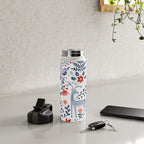 Folk Art Christmas Water Bottle Gallery Image 4