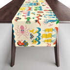 Mythical Sea Creatures - Ocean Monsters Table Runner Gallery Image 1