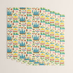 Mythical Sea Creatures - Ocean Monsters Wrapping Paper Gallery Image 3