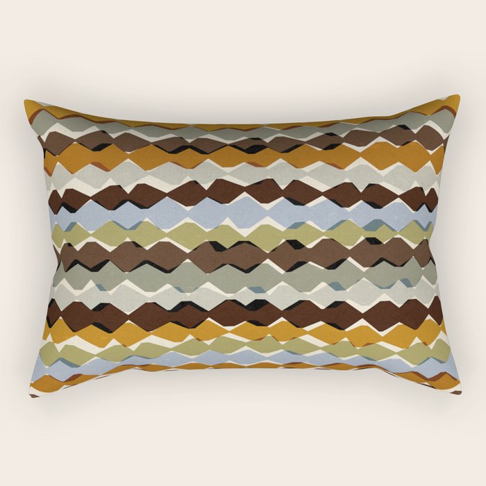 Natural Rhythm Waves Rectangular Pillow Gallery Image 2