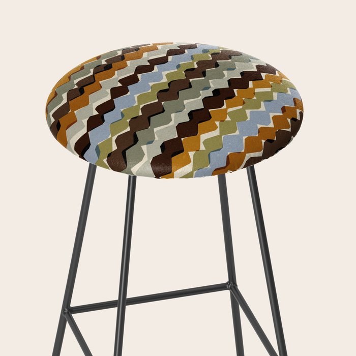 Natural Rhythm Waves Stool Gallery Image 2