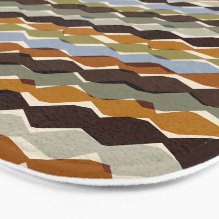 Natural Rhythm Waves Bath Mat Gallery Image 3
