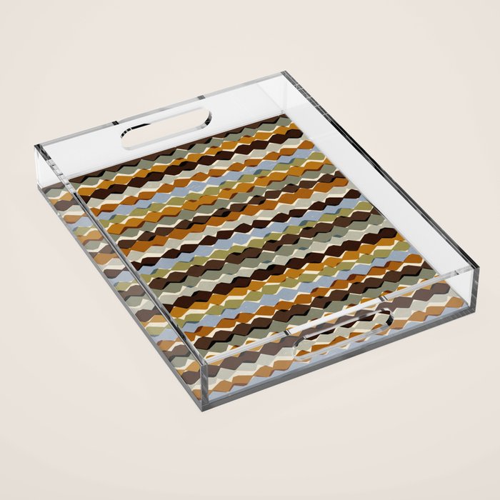 Natural Rhythm Waves Acrylic Tray Gallery Image 1