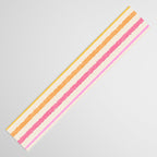 Liquid Summer Watercolor Stripes Pattern Pink Yellow Orange Cream Table Runner Gallery Image 3