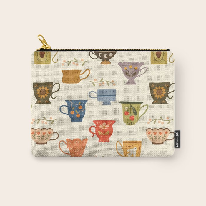 Teacup Collection Carry All Pouch Gallery Image 1