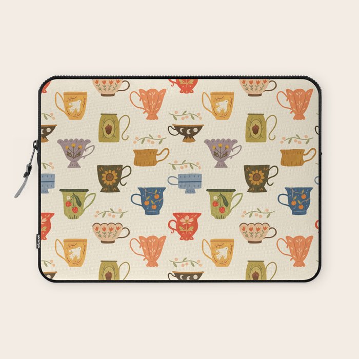 Teacup Collection Laptop Sleeve Gallery Image 1