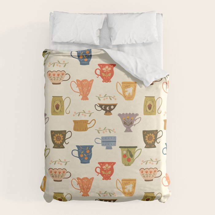 Teacup Collection Duvet Cover Gallery Image 6