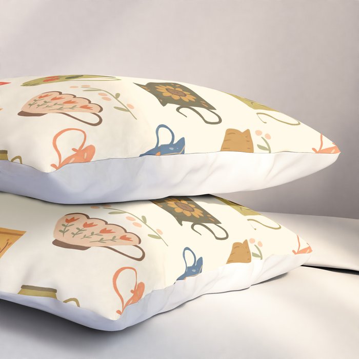Teacup Collection Pillow Sham Gallery Image 3