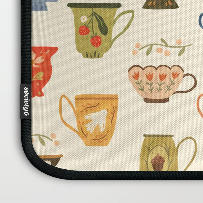 Teacup Collection Laptop Sleeve Gallery Image 3