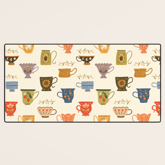 Teacup Collection Desk Mat Gallery Image 3