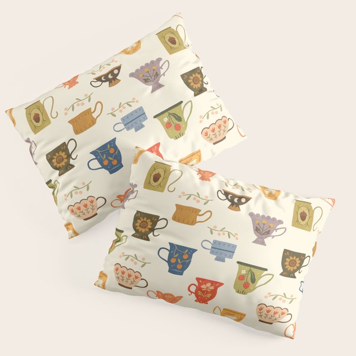 Teacup Collection Pillow Sham Gallery Image 3