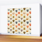 Teacup Collection Wall Mural Gallery Image 2