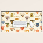 Teacup Collection Desk Mat Gallery Image 1