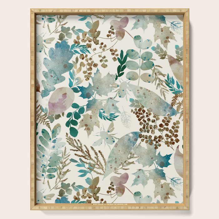 Autumn Botanical Bliss  Serving Tray Gallery Image 1