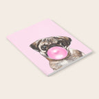 Pug with Pink Bubble Gum Notebook Gallery Image 2