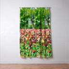 Colorful tulips field Window Curtain Gallery Image 3