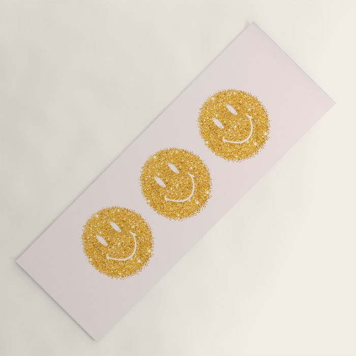 Happy Glitter Yoga Mat Gallery Image 1