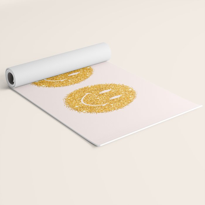 Happy Glitter Yoga Mat Gallery Image 2