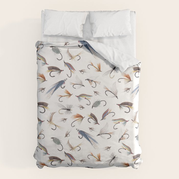 Fly Fishing Lures for Freshwater Fish Duvet Cover Gallery Image 6