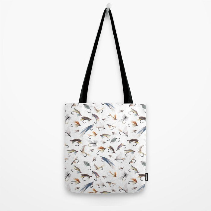 Fly Fishing Lures for Freshwater Fish Tote Bag Gallery Image 2