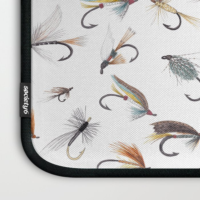 Fly Fishing Lures for Freshwater Fish Laptop Sleeve Gallery Image 3