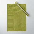 Lines (Matcha Green) Wrapping Paper Gallery Image 1